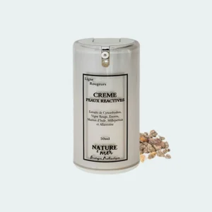 La crème de jour pour les peaux réactives Nature et Mer